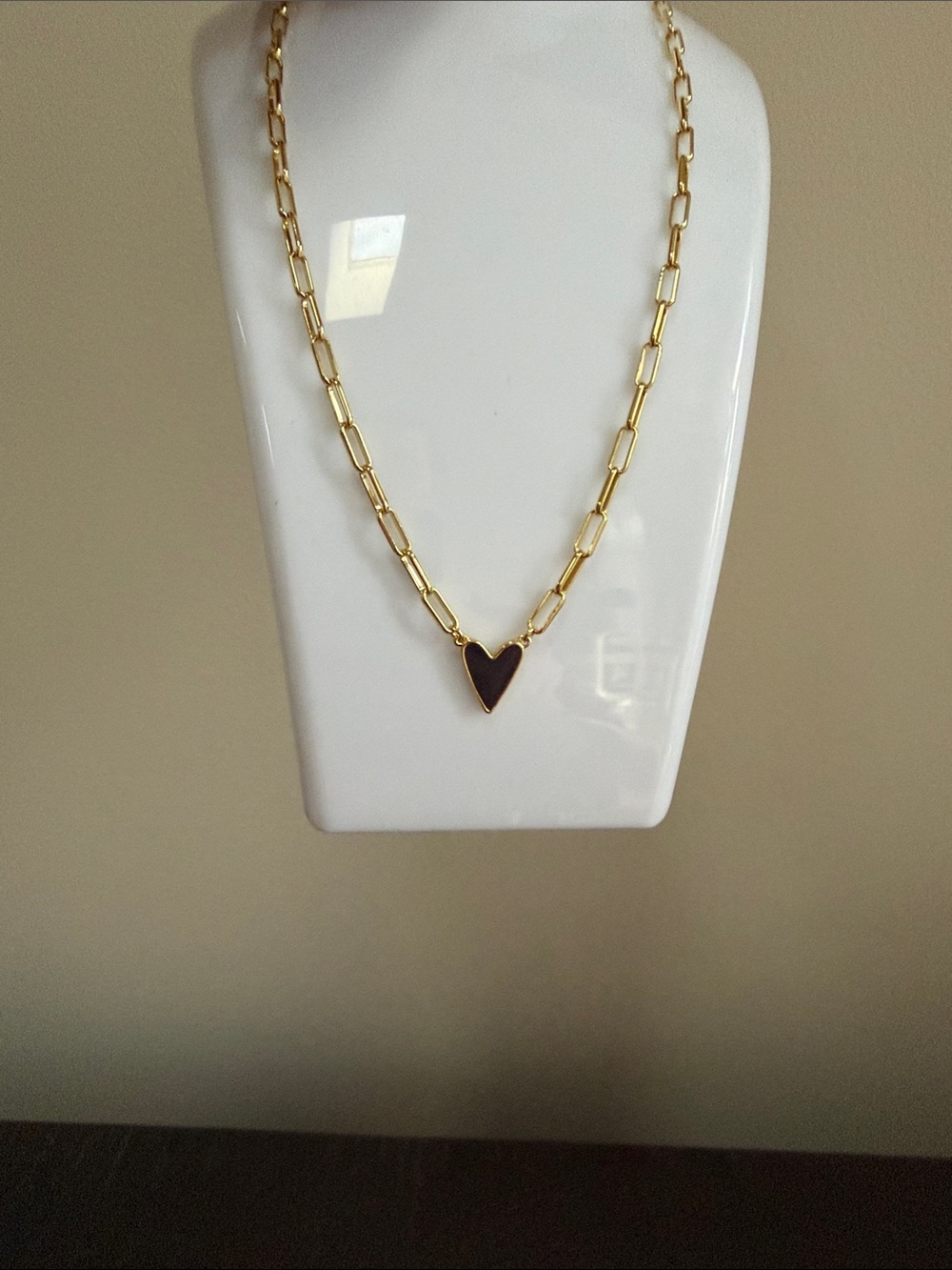 Uncommon James NEVER USED!!! Enamel Heart Necklace - Picture 2 of 4